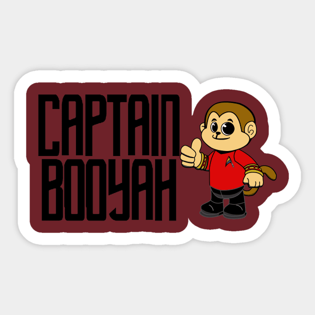 Captain Booyah 2 Sticker by GeekandMonkey